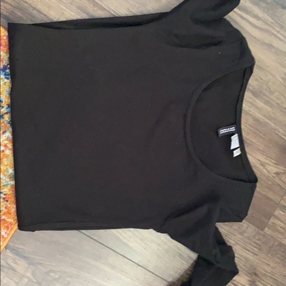 Black long sleeve mini dress - Picture 2 of 2